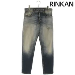 ディーゼル サイズ:29インチ  2023 D-FINITIVE クラッシュ加工ウォッシュドストレートデニムパンツ 中古 BS99 ディーゼル 2023 D-FINITIVE クラッシュ加工ウォッシュドストレート