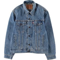 真紺70506LEVIS80sカナダ製Gジャンデニム36SM濃ヴィンテージ青ブル