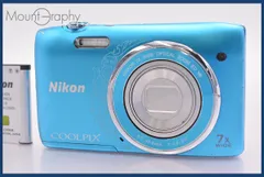 ☆極上美品☆ ニコン Nikon COOLPIX S3500 7x バッテリー付属 ☆完動  