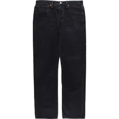 古着 リーバイス Levi's 501 ユーロモデル 無地 ブラックデニム ストレートデニムパンツ メンズw33相当/eaa588174