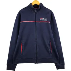 古着 フィラ FILA フルジップスウェットシャツ トレーナー メンズXL相当/eaa418526