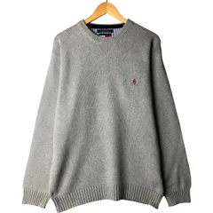 古着 トミーヒルフィガー TOMMY HILFIGER コットンニットセーター メンズL相当/eaa434371