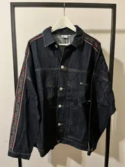 【大きめサイズ】FILA Heritage Tape Denim Jacket