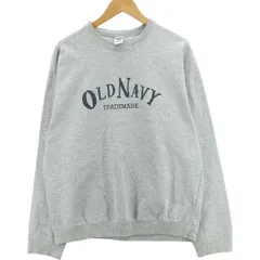 古着 オールドネイビー OLD NAVY ロゴスウェットシャツ トレーナー メンズL相当/eaa418886