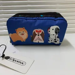 レスポートサック　ポーチ 犬柄