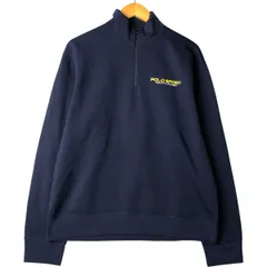 古着 ラルフローレン Ralph Lauren POLO SPORT ポロスポーツ ハーフジップスウェットシャツ トレーナー メンズL相当/eaa480141