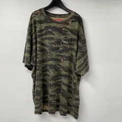【中古】Supreme 23SS Pocket Tee Olive Camo サイズXXL シュプリーム[17]