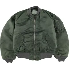 古着 米軍 MA-1タイプ 中綿入り ミリタリー フライトジャケット メンズXL相当 ヴィンテージ/eaa579149