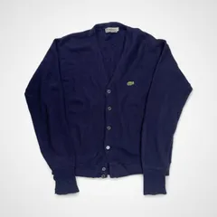 70s IZOD LACOSTE アイゾッド ラコステ / ヴィンテージ アクリルカーディガン 美品 SIZE:M