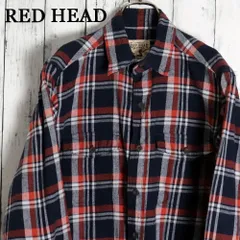 US古着 REDHEAD　レッドヘッド チェック コットンフランネルシャツ
