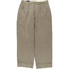 古着 ラルフローレン Ralph Lauren POLO by Ralph Lauren ツータック コットン スラックスパンツ メンズw33相当/eaa585451