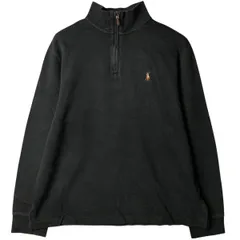 古着 ラルフローレン Ralph Lauren POLO RALPH LAUREN ESTATE RIB ハーフジップスウェットシャツ トレーナー メンズM相当/eaa449009