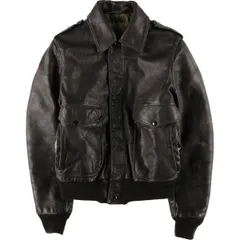 古着 80年代 ショット SCHOTT A-2タイプ 中綿入り レザーフライトジャケット メンズS相当 ヴィンテージ/eaa579531