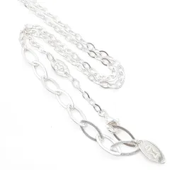 Clio blue クリオブルー ネックレス SILVER 925 シルバー フィッシュ 魚 プレート チェーン