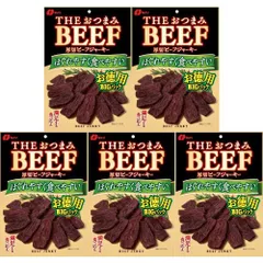 なとり THEおつまみBEEF 厚切りビーフジャーキー お徳用 80g × 5袋