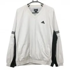 【美品】アディダス 2WAYスニード ベージュ×黒 織生地 蓄熱裏地 袖3ライン 袖着脱可 メンズ L/G ゴルフウェア adidas