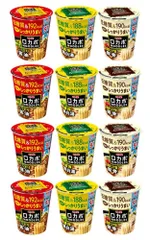 明星 ロカボNOODLES 3種アソート[12個入 インスタント麺 こってり醤油 濃厚白湯 濃厚コク旨豚骨 詰め合わせ]