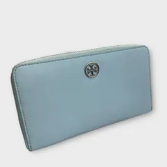 トリーバーチ 長財布 Tory Burch ブルー 財布 ラウンドファスナー
