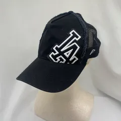 NEW ERA ニューエラ　LA キャップ メッシュ　ロサンゼルス・ドジャース　レディース　黒　ブラック　メンズ　帽子