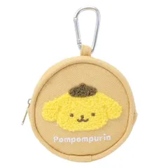 ポムポムプリン ミニポーチ まるミニポーチ MOFUMOFU サンリオ カミオジャパン 小物入れ キャラクター グッズ 