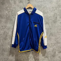 USA古着 adidas アディダス トラックジャケット 00s パフォーマンスロゴ ジップパーカー ジャージ 多国旗タグ