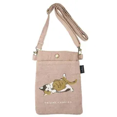 【メール便】スマホポーチ スマホポシェット くるみとたいやき BE ねこ ミントイン ミニショルダー ポシェット かわいい グッズ 