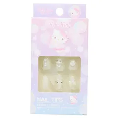 【メール便】ハローキティ コスメ雑貨 ネイルチップ クリア サンリオ サンタン ネイルアート 付け爪 キャラクター グッズ 