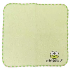 【メール便】けろけろけろっぴ ミニタオル ワンポイント刺繍ハンカチタオル サンリオ オクタニ 汗拭きタオル キャラクター グッズ 