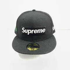 【中古】Supreme×NEW ERA Grinch Box Logo 7 1/2 ブラック[92][240092316374]