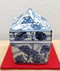 逢絢亭・新品】茶道具 茶碗 美濃焼 薩摩写 八ツ橋の図 宮地英香 紙箱