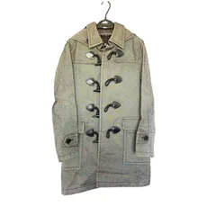 RE318 BURBERRY BLACK LABEL バーバリー キルティング コート ジャケット ジャンパー メンズ M ダッフルコート