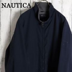 NAUTICA スタンド ダブルジップ ナイロン ブルゾン ジャケット L 