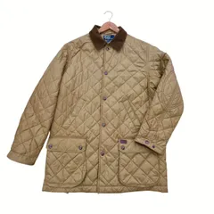 POLO RALPH LAUREN ポロ ラルフローレン キルティング ジャケット コート ベージュ系 Mサイズ メンズ ヴィンテージ