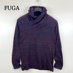 美品 FUGA フーガ Vネック ロンT 44 お兄系 V系 黒 M - メルカリ