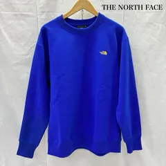 ザノースフェイス NT62337 スモールロゴヘザースウェットクルー ユニセックス blue L 裏起毛 メンズ L ISItems【USED】【古着】【中古】50140082