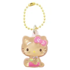 【メール便】ハローキティ キーホルダー ぷっくりったいプチボールチェーン 日焼け サンリオ プレゼント キャラクター グッズ 