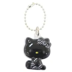 【メール便】ハローキティ キーホルダー ぷっくりったいプチボールチェーン ゼブラ柄 サンリオ プレゼント キャラクター グッズ 