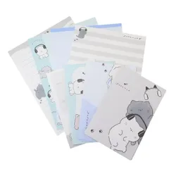 【メール便】ゆるにゃー ゆるわん レターセット ソーメニーレター カミオジャパン 手紙セット 便箋＆封筒 グッズ 