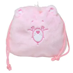【メール便】ケアベア 巾着袋 ぬいぐるみ巾着 チアベア CareBears ティーズファクトリー 小物入れ キャラクター グッズ 