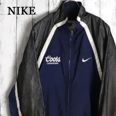 90sNIKE ナイキ メッシュ柄 Coor US企業コラボ ナイロンジャケット