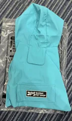ペット レインコート フード付き ブルー Mサイズ 防水 犬用 雨具 反射テープ付き 軽量 通気性良好