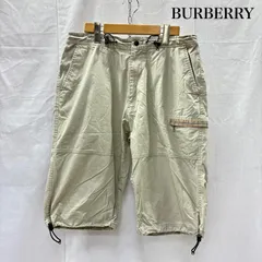 バーバリーブラックレーベル ハーフカーゴパンツ ベージュ ノバチェック ウエスト85 メンズ 85cm ISItems【USED】【古着】【中古】50140632