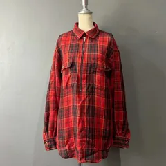 80s 90s Vintage Polo Country Ralph Lauren ポロカントリー ラルフローレン 長袖 ハーフジップシャツ プルオーバー チュニック チェック柄 ウール ヴィンテージ ビンテージ 9