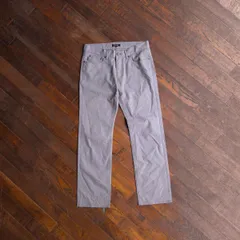 BURBERRY BLACK LABEL バーバリーブラックレーベル Straight Twill Chino Pants チノパンツ グレイッシュブルー メンズ ウエスト79