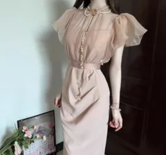 ボレロレイヤードワンピース パーティドレス パーティ ドレス 結婚式 お呼ばれ