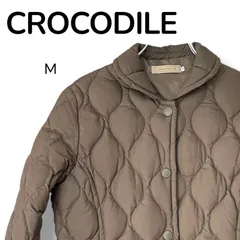 CROCODILE クロコダイル ブラウン ロングコート 長袖 ダウンジャケット アウター  ポリエステル100% 中国製 【M】レディース 0000706OC
