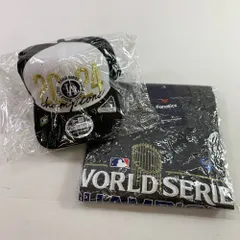 04w5211▽【中古】ロサンゼルス・ドジャース 2024年ワールドチャンピオン記念 オフィシャルキャップ 世界一記念 Tシャツ グレー 2XL 優勝決定日 2点セット【八王子店】