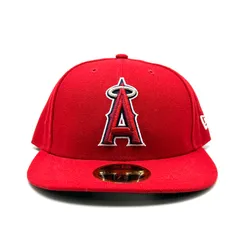 【楠本質店/元住吉】美品　ニューエラ/NEW ERA　オーセンティック　エンジェルス　キャップ　帽子　59FIFTY　レッド　#7 3/8（58.7cm）