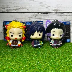 BANPREST バンプレスト  鬼滅の刃　ゆらゆらマスコット 水柱　蟲柱　炎柱  3個セット  新品　未使用　タグ付き