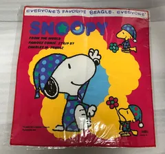 e➕ピーナッツ➕　スヌーピー　花　ハンカチ